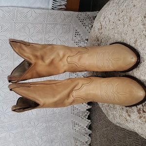 HYPER LEATHER COWBOY BOOTS